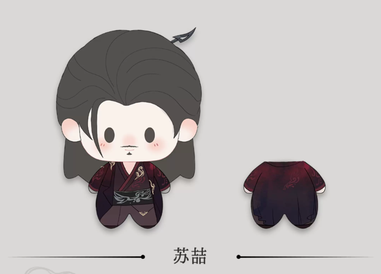 Blood River – Original „Ink-Dyed Jianghu“ 10-cm-Cotton-Doll – 4 Figuren zur Auswahl 🇨🇳 – Bild 9