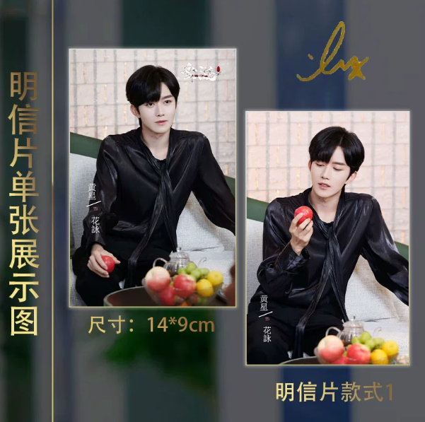 ABO Desire – Huang Xing – 15-teiliges Photocard-, Postkarten- und Ticket-Set 🇨🇳 – Bild 5