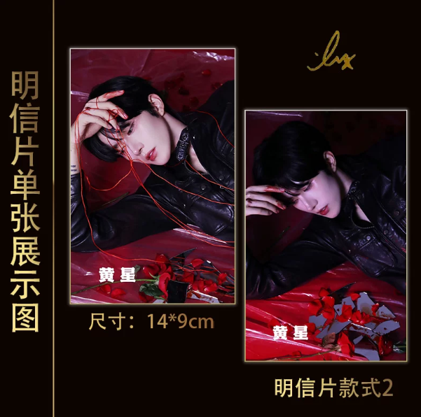 ABO Desire – Huang Xing – 15-teiliges Karten-Set im dunklen Rosen-Look 🇨🇳 – Bild 4