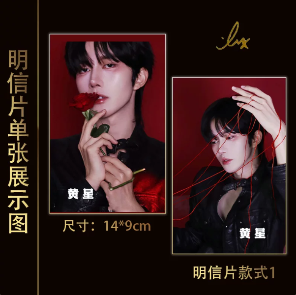 ABO Desire – Huang Xing – 15-teiliges Karten-Set im dunklen Rosen-Look 🇨🇳 – Bild 5