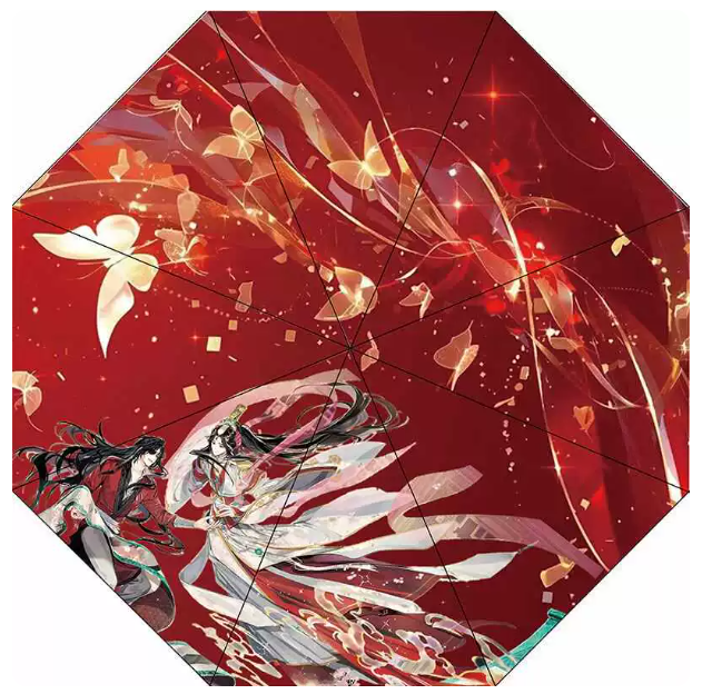 Heaven Official’s Blessing – Manueller Mini-Regenschirm mit Hua Cheng & Xie Lian – 2 Designs 🇨🇳
