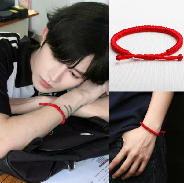 ABO Desire – Rotes Armband im Eliot Style – handgeflochten 🇨🇳