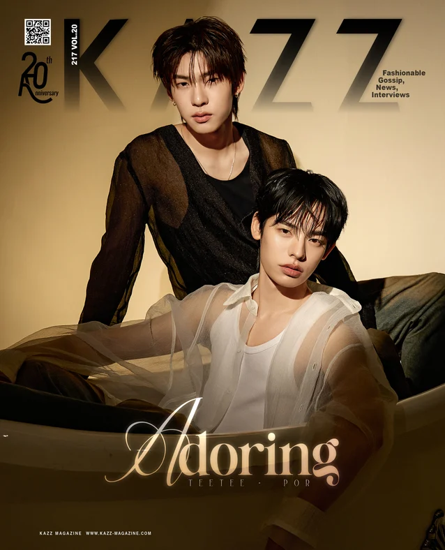 KAZZ Magazine Ausgabe 217 „Adoring“ – TeeTeePor Cover A mit zufälliger Fotokarte 🇹🇭