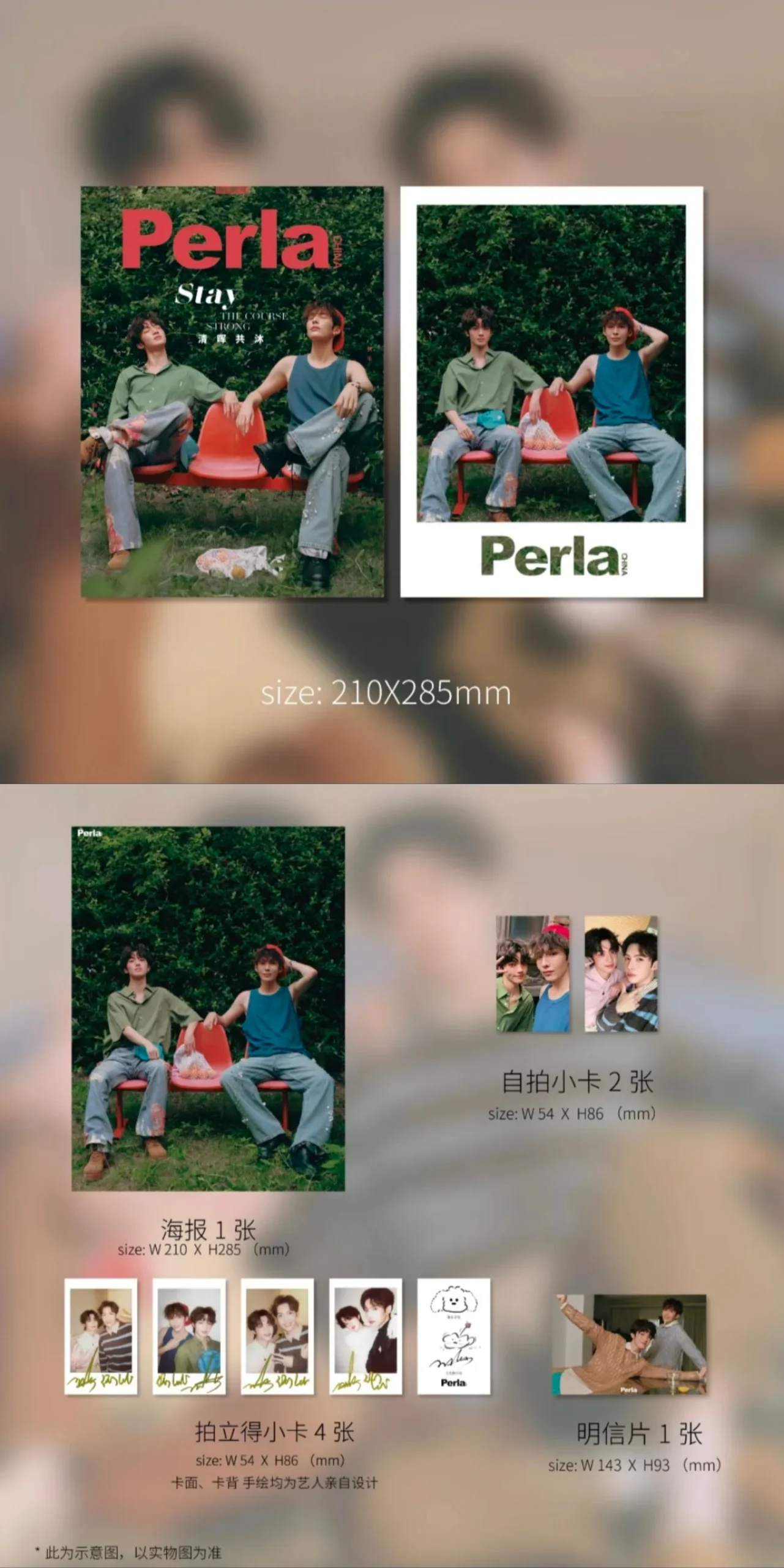 Li Le & Wang Yunkai – Perla China Magazinset | Meet You at the Blossom | Version A–D 🇨🇳 – Bild 2