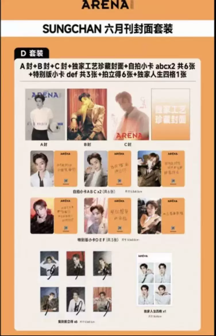 ARENA HOMME+ China – Sungchan (RIIZE) – Juni-Ausgabe mit Extras | Version A–D 🇨🇳
