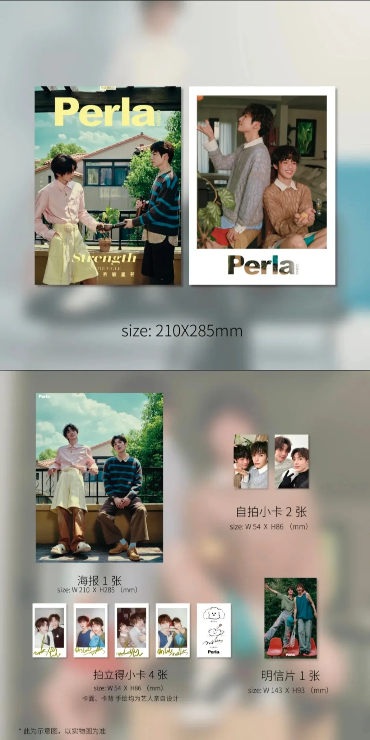 Li Le & Wang Yunkai – Perla China Magazinset | Meet You at the Blossom | Version A–D 🇨🇳 – Bild 4